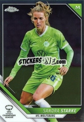Sticker Sandra Starke - UEFA Women’s Champions League Chrome 2021-2022 - Topps