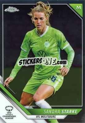 Sticker Sandra Starke - UEFA Women’s Champions League Chrome 2021-2022 n. 29 - Topps