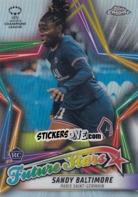 Figurina Sandy Baltimore - UEFA Women’s Champions League Chrome 2021-2022 n. FS-9 - Topps
