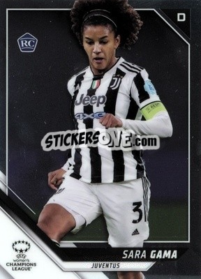 Cromo Sara Gama - UEFA Women’s Champions League Chrome 2021-2022 n. 87 - Topps