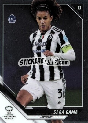 Sticker Sara Gama - UEFA Women’s Champions League Chrome 2021-2022 - Topps