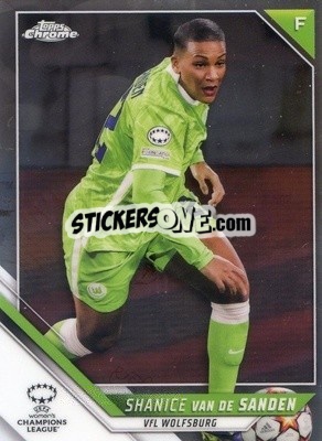 Sticker Shanice van de Sanden - UEFA Women’s Champions League Chrome 2021-2022 n. 3 - Topps