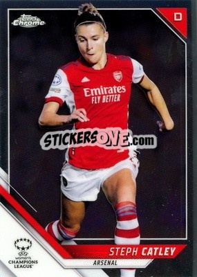 Sticker Steph Catley - UEFA Women’s Champions League Chrome 2021-2022 n. 67 - Topps