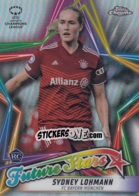 Sticker Sydney Lohmann - UEFA Women’s Champions League Chrome 2021-2022 n. FS-3 - Topps