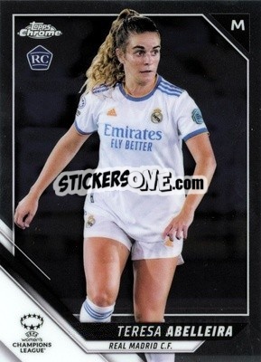 Sticker Teresa Abelleira - UEFA Women’s Champions League Chrome 2021-2022 n. 26 - Topps