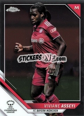 Sticker Viviane Asseyi - UEFA Women’s Champions League Chrome 2021-2022 n. 56 - Topps