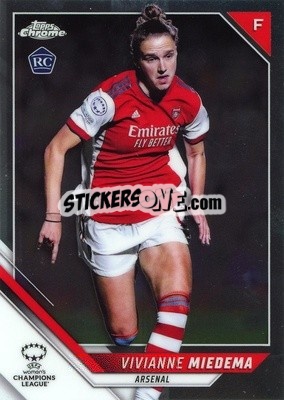 Sticker Vivianne Miedema - UEFA Women’s Champions League Chrome 2021-2022 n. 10 - Topps