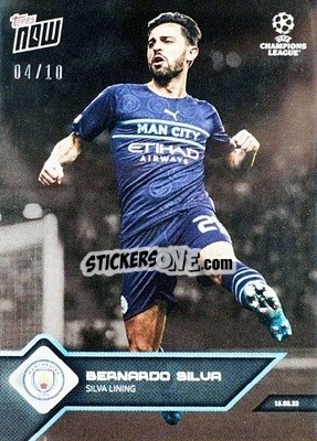 Sticker Bernardo Silva - NOW UEFA Champions League 2021-2022 n. 106b - Topps