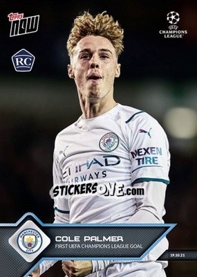 Cromo Cole Palmer - NOW UEFA Champions League 2021-2022 - Topps