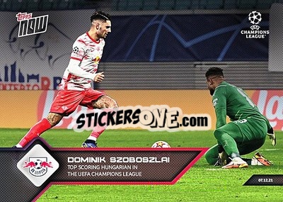 Sticker Dominik Szoboszlai - NOW UEFA Champions League 2021-2022 n. 92 - Topps