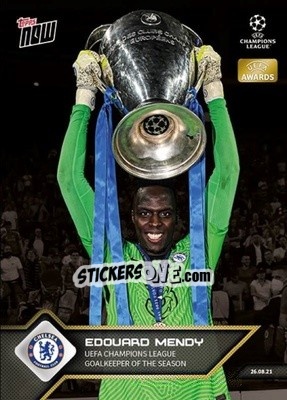 Sticker Edouard Mendy - NOW UEFA Champions League 2021-2022 n. 7 - Topps