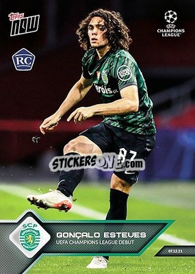 Sticker Goncalo Esteves - NOW UEFA Champions League 2021-2022 - Topps