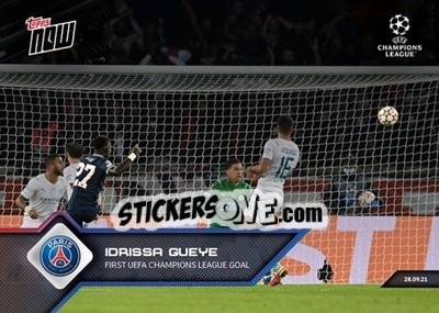 Sticker Idrissa Gueye - NOW UEFA Champions League 2021-2022 - Topps