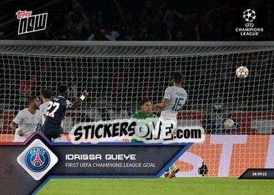 Sticker Idrissa Gueye - NOW UEFA Champions League 2021-2022 n. 29 - Topps