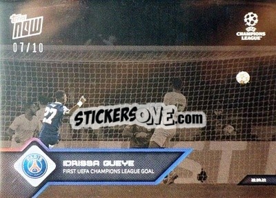 Sticker Idrissa Gueye - NOW UEFA Champions League 2021-2022 n. 29b - Topps