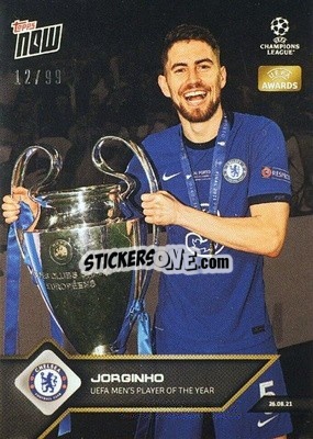 Sticker Jorginho - NOW UEFA Champions League 2021-2022 - Topps