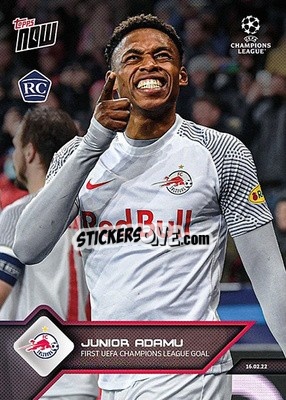 Cromo Junior Adamu - NOW UEFA Champions League 2021-2022 - Topps