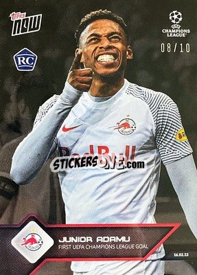 Sticker Junior Adamu - NOW UEFA Champions League 2021-2022 n. 110b - Topps