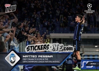 Sticker Matteo Pessina - NOW UEFA Champions League 2021-2022 n. 39 - Topps