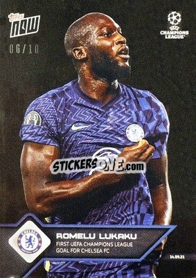 Sticker Romelu Lukaku - NOW UEFA Champions League 2021-2022 n. 20b - Topps