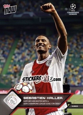 Sticker Sebastian Haller - NOW UEFA Champions League 2021-2022 n. 22 - Topps