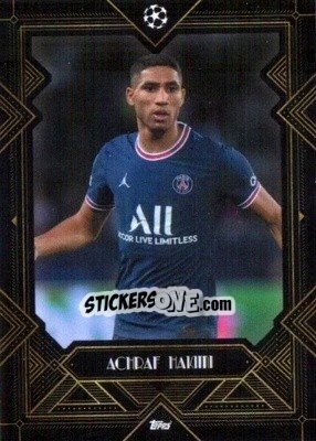 Sticker Achraf Hakimi - UEFA Champions League Deco 2021-2022 n. 35 - Topps