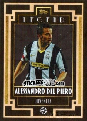 Sticker Alessandro Del Piero - UEFA Champions League Deco 2021-2022 - Topps