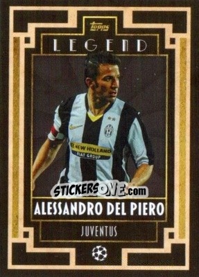 Sticker Alessandro Del Piero - UEFA Champions League Deco 2021-2022 n. 78 - Topps