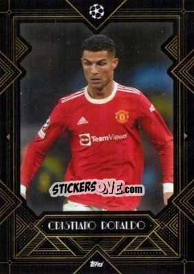 Sticker Cristiano Ronaldo - UEFA Champions League Deco 2021-2022 n. 63 - Topps