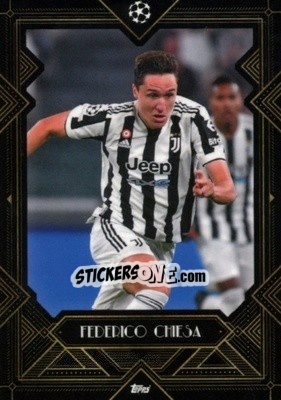Sticker Federico Chiesa - UEFA Champions League Deco 2021-2022 - Topps