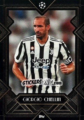 Sticker Giorgio Chiellini - UEFA Champions League Deco 2021-2022 n. 11 - Topps