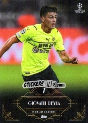 Sticker Giovanni Reyna - UEFA Champions League Deco 2021-2022 - Topps