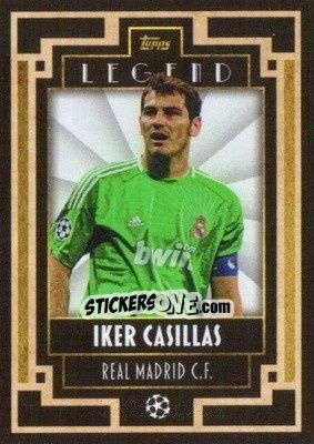 Figurina Iker Casillas - UEFA Champions League Deco 2021-2022 - Topps
