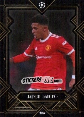 Sticker Jadon Sancho - UEFA Champions League Deco 2021-2022 n. 65 - Topps
