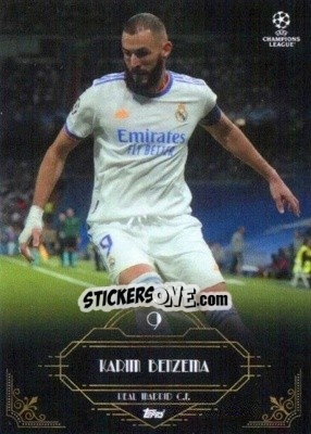 Sticker Karim Benzema - UEFA Champions League Deco 2021-2022 n. 162 - Topps