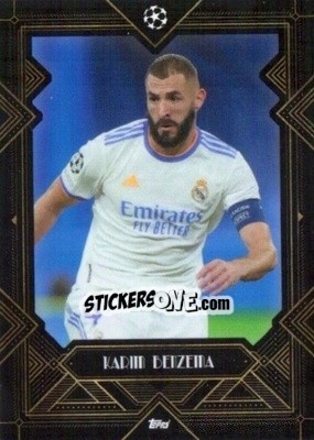 Sticker Karim Benzema - UEFA Champions League Deco 2021-2022 n. 6 - Topps