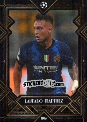 Sticker Lautaro Martinez - UEFA Champions League Deco 2021-2022 n. 50 - Topps