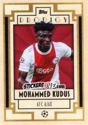 Sticker Mohammed Kudus - UEFA Champions League Deco 2021-2022 n. 136 - Topps