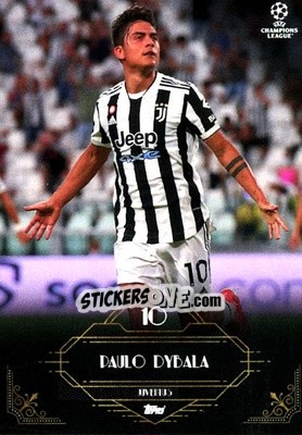 Sticker Paulo Dybala - UEFA Champions League Deco 2021-2022 - Topps