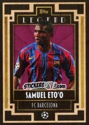 Figurina Samuel Eto'o - UEFA Champions League Deco 2021-2022 - Topps