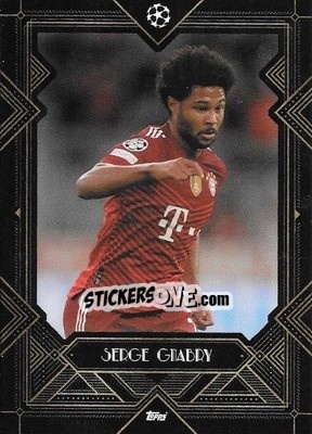 Sticker Serge Gnabry - UEFA Champions League Deco 2021-2022 n. 27 - Topps