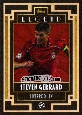 Sticker Steven Gerrard - UEFA Champions League Deco 2021-2022 - Topps