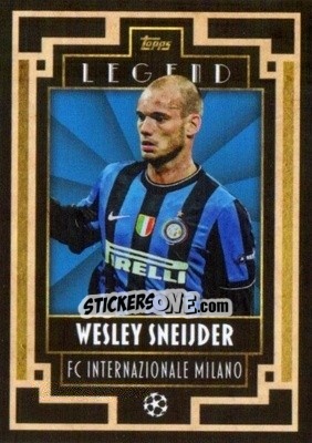 Sticker Wesley Sneijder - UEFA Champions League Deco 2021-2022 - Topps