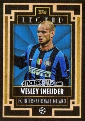 Sticker Wesley Sneijder - UEFA Champions League Deco 2021-2022 n. 102 - Topps