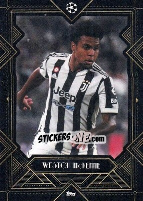 Sticker Weston McKennie - UEFA Champions League Deco 2021-2022 n. 52 - Topps