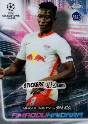 Cromo Amadou Haidara - Chrome X Steve Aoki UEFA Champions League Neon Future 2020-2021 - Topps