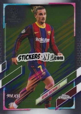 Sticker Antoine Griezmann - Chrome X Steve Aoki UEFA Champions League Neon Future 2020-2021 n. 29 - Topps