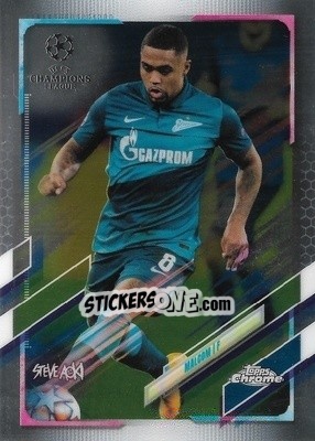 Cromo Malcom - Chrome X Steve Aoki UEFA Champions League Neon Future 2020-2021 - Topps