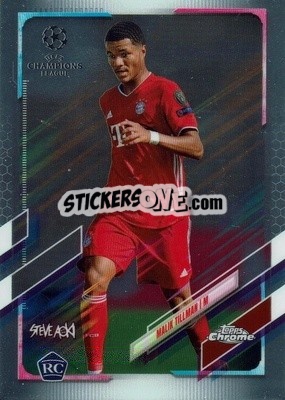 Sticker Malik Tillman - Chrome X Steve Aoki UEFA Champions League Neon Future 2020-2021 - Topps