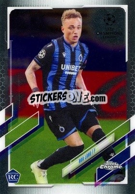 Sticker Noa Lang - Chrome X Steve Aoki UEFA Champions League Neon Future 2020-2021 - Topps